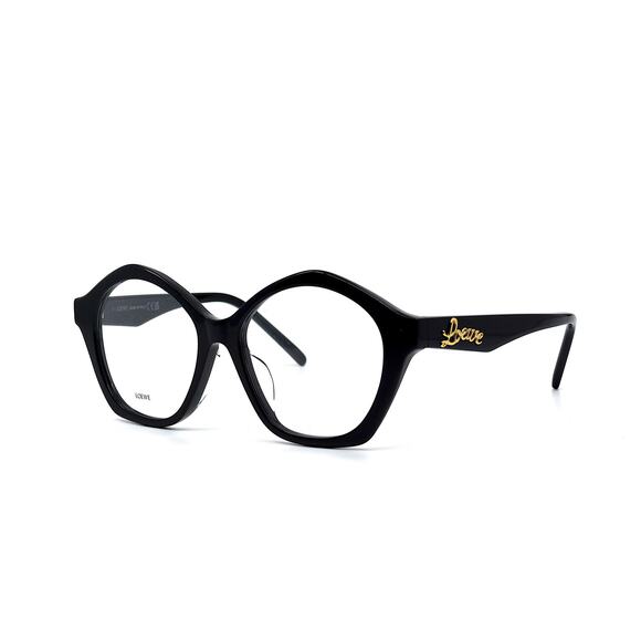 NEW LOEWE LW50053U 001 SHINY BLACK WOMEN'S EYEGLASSES FRAME - Picture 1 of 12